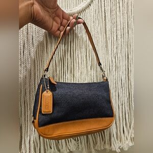 Coach Denim Mini Pochette
